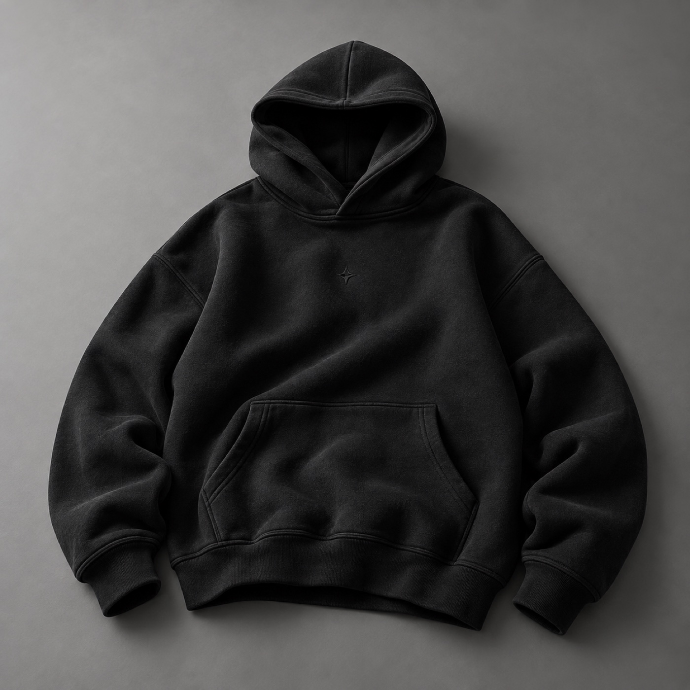 Black Weight Hoodie